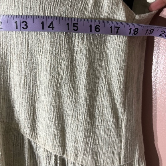 ASOS Design Milkmaid peasant sand boho linen blend cottage core maxi sundress 8 - Picture 9 of 12